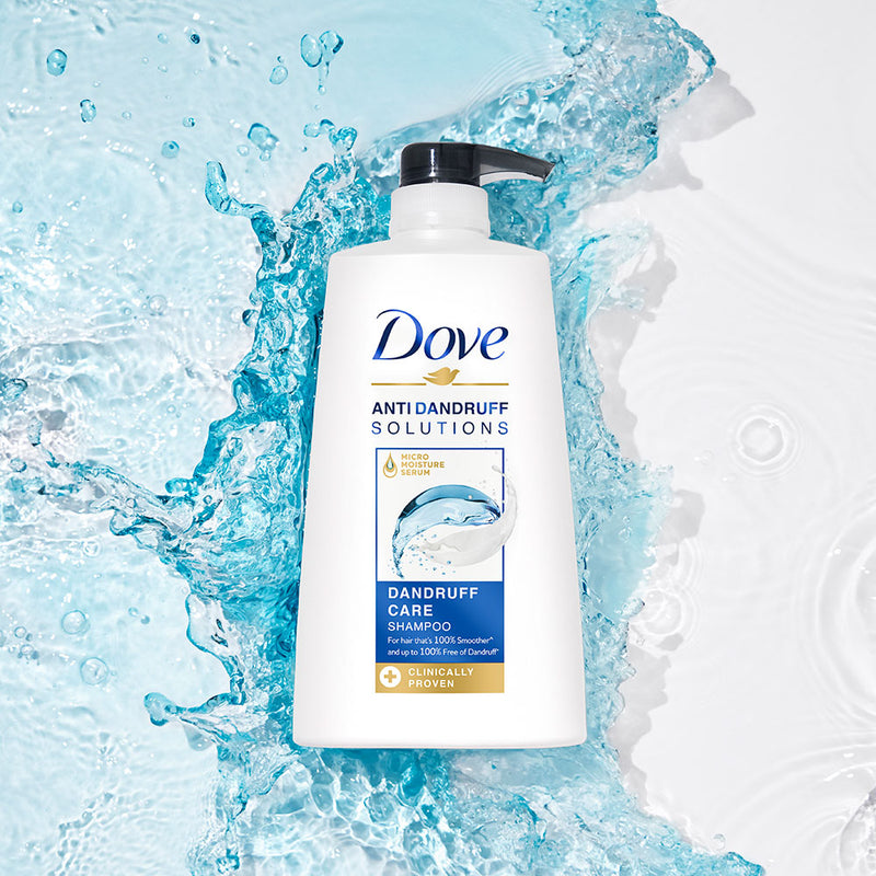 Dove Anti Dandruff Solutions Shampoo 650 ml|| Prevents Dandruff & Dry Scalp|| Mild Daily Shampoo for Smooth & Frizz Free Hair - For Men & Women