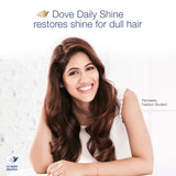 Dove Daily Shine Shampoo 1 L|| For Damaged or Frizzy Hair|| Makes Hair Soft|| Shiny And Smooth - Mild Daily Shampoo for Men & Women