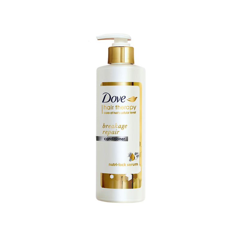Dove Hair Therapy Breakage Repair Conditioner|| No Parabens & Dyes|| With Nutri-Lock Serum for Thicker Looking Hair|| 380 ml