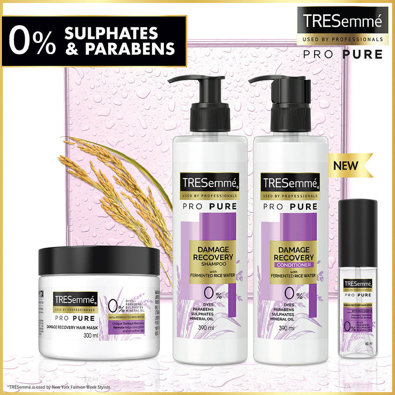 TRESemme Pro Pure Damage Recovery Serum|| with Fermented Rice Water|| Sulphate Free & Paraben Free|| for Damaged Hair|| 60 ml