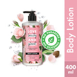 Love Beauty & Planet Natural Murumuru Butter & Rose Glow Body Lotion|| 24hr Moisturization|| Non-Sticky|| Paraben Free|| 400 ml