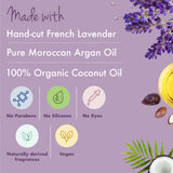 Love Beauty & Planet Natural Argan Oil & Lavender Soothing Body Lotion, 24hr Moisturization, Non-sticky, Paraben Free, 400ml