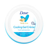 Dove Body Love Cooling Gel Crème Paraben Free|| 48hrs Moisturisation with Plan Based moisturiser|| Non Oily Feel|| Refreshed Hydrated Skin 145g