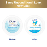 Dove Body Love Cooling Gel Crème Paraben Free 48hrs Hydration 145g