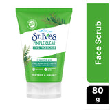 St Ives Tea Tree & Walnut Pimple Clear 3 in 1 Face Scrub with Salicylic Acid 80g