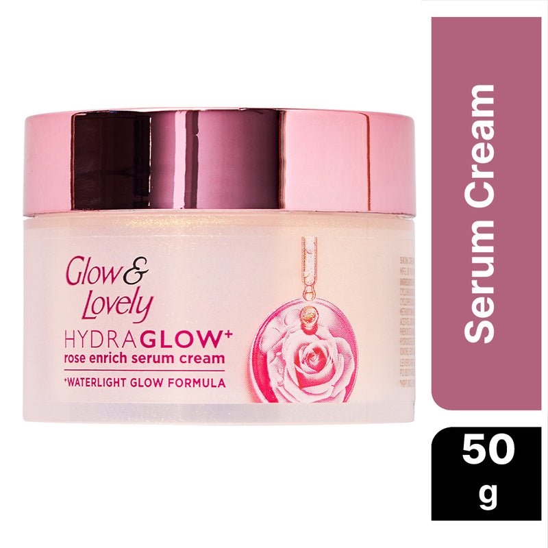 Glow & Lovely HydraGlow Rose Enrich Serum Cream 50g
