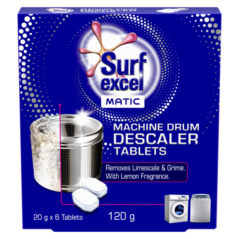 Surf Excel Matic Machine Drum Descaler Tablets 120gm