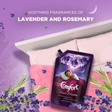 Pack of 2 Comfort Sweet Dreams fabric conditioner, 1 ltr pouch, soothing fragrances for your bed linen.