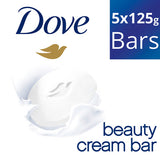 Dove Care & Protect Bar, Removes 99% Germs & Moisturises Skin, 4x100 g AND Dove Cream Beauty Bar - Soft, Smooth, Moisturised Skin, 125 g (Buy 4 Get 1 Free)