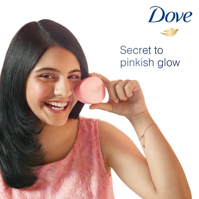 Dove Pink Rosa Beauty Bar - Soft, Smooth, Moisturised Skin, 3x125 g