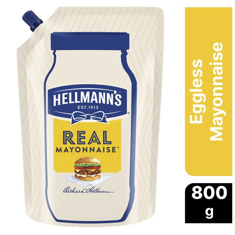 Hellmann's Veg Mayonnaise|| 100% Vegetarian Creamy Mayo Used For Dressings And Condiments|| 800 g