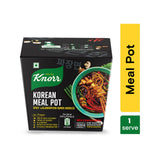 Knorr Korean Meal Pot- Spicy Jjajangmyeon Ramen Noodles | Korean Noodles | Microwave only| Vegetarian| 140 gm l Pack of 1