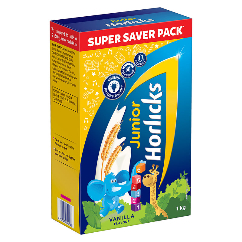 Horlicks Junior Health & Nutrition Drink Vanilla|| 1 kg