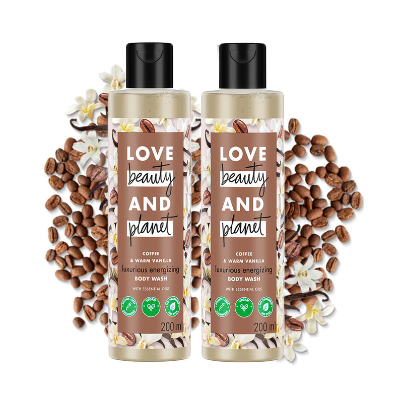 Shop Love Beauty & Planet Coffee Body Wash 200ml 2 Pack At Best