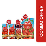 Kissan FTK 450 g ,Kissan Jam Mix Fruit Jar 200G and Kissan Tomato Puree 200g (Combo Pack)