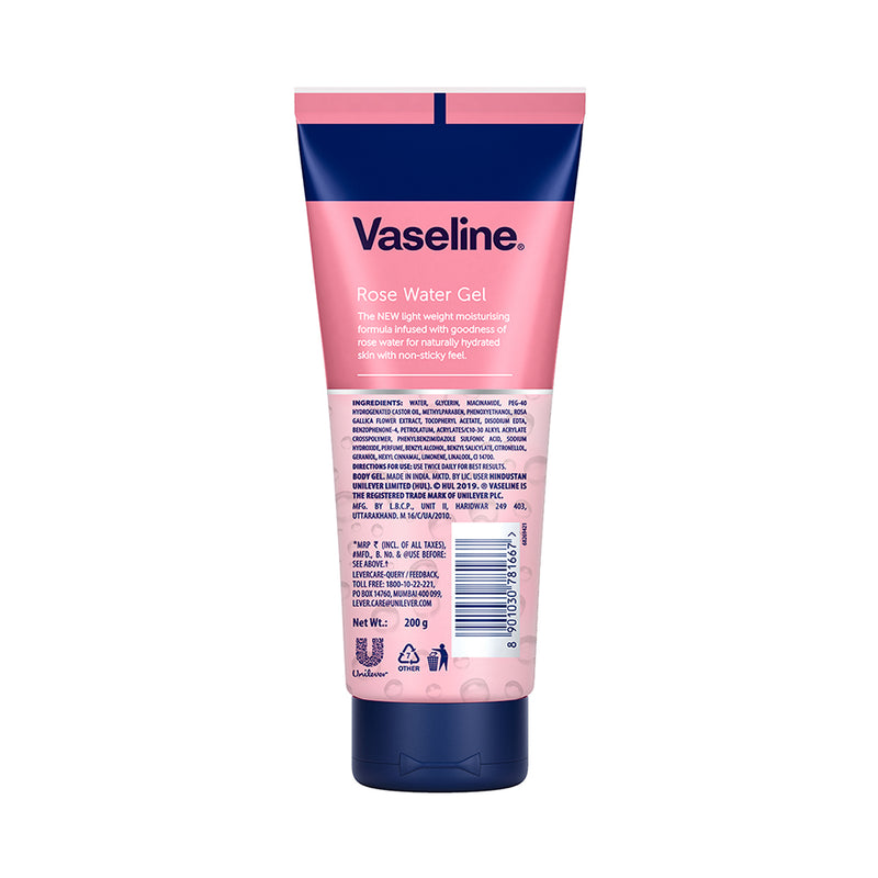 Vaseline Rose water moisturizing gel 200g