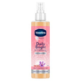 Vaseline Daily Bright & Calming Body Serum Spray. Superlight, Quick Absorbing. Enriched with Vitamin C & Saffron Extract for Brighter Looking Body Skin.  180ml
