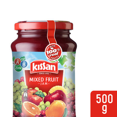 Kissan Mixed Fruit Jam 500 g and Kissan Peanut Butter Creamy 920 g (Combo Pack)