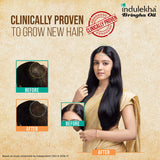 Indulekha Bringha Oil, Reduces Hair Fall and Grows New Hair, 100% Ayurvedic Oil, 100ml and Indulekha Bringha Shampoo, Proprietary Ayurvedic Medicine for Hairfall, 340ml(Combo Pack)
