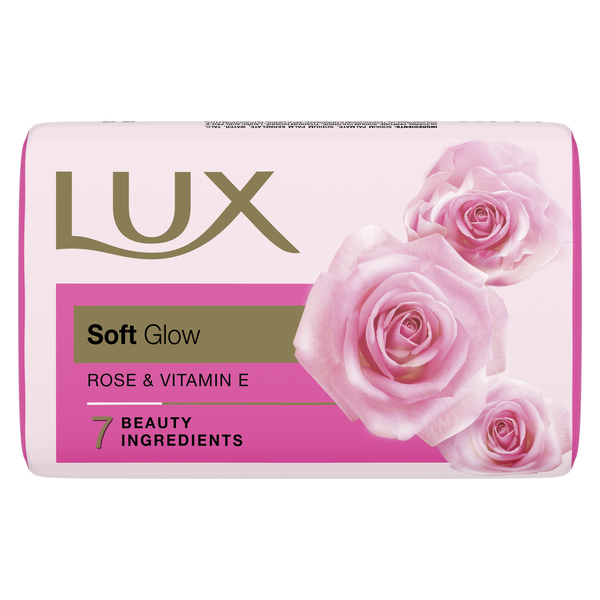 Lux Even-toned Glow Bathing Soap infused with Vitamin C & E | For Superior Glow | 150g x 3