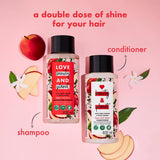 Love Beauty And Planet Apple Cider Vinegar & Jasmine Sulfate Free Shine Shampoo, 400ml