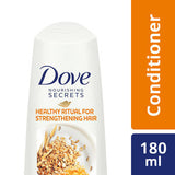 Dove Healthy Ritual for Strengthening Hair Shampoo, 650 ml and Dove Healthy Ritual for Strengthening Hair Conditioner, 180 ml (Combo Pack)